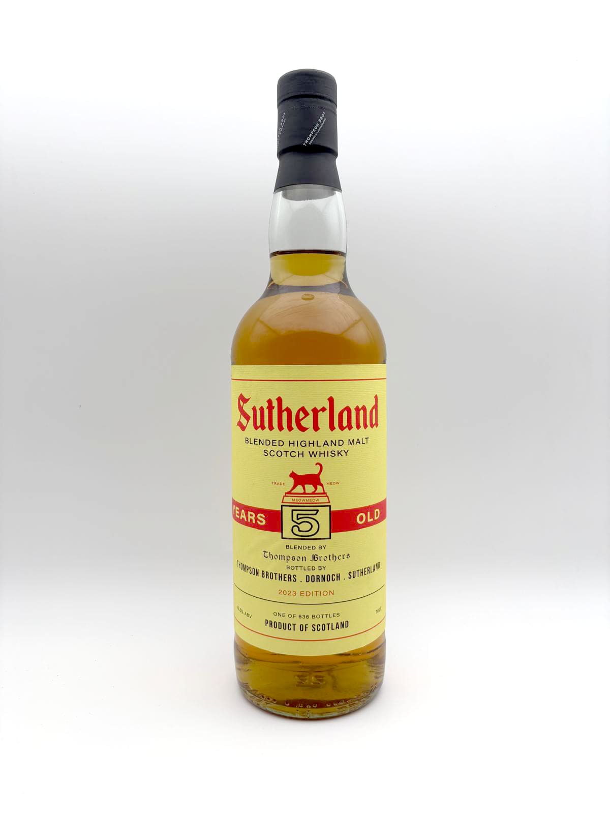 Sutherland Blend 2023 whisky bottle