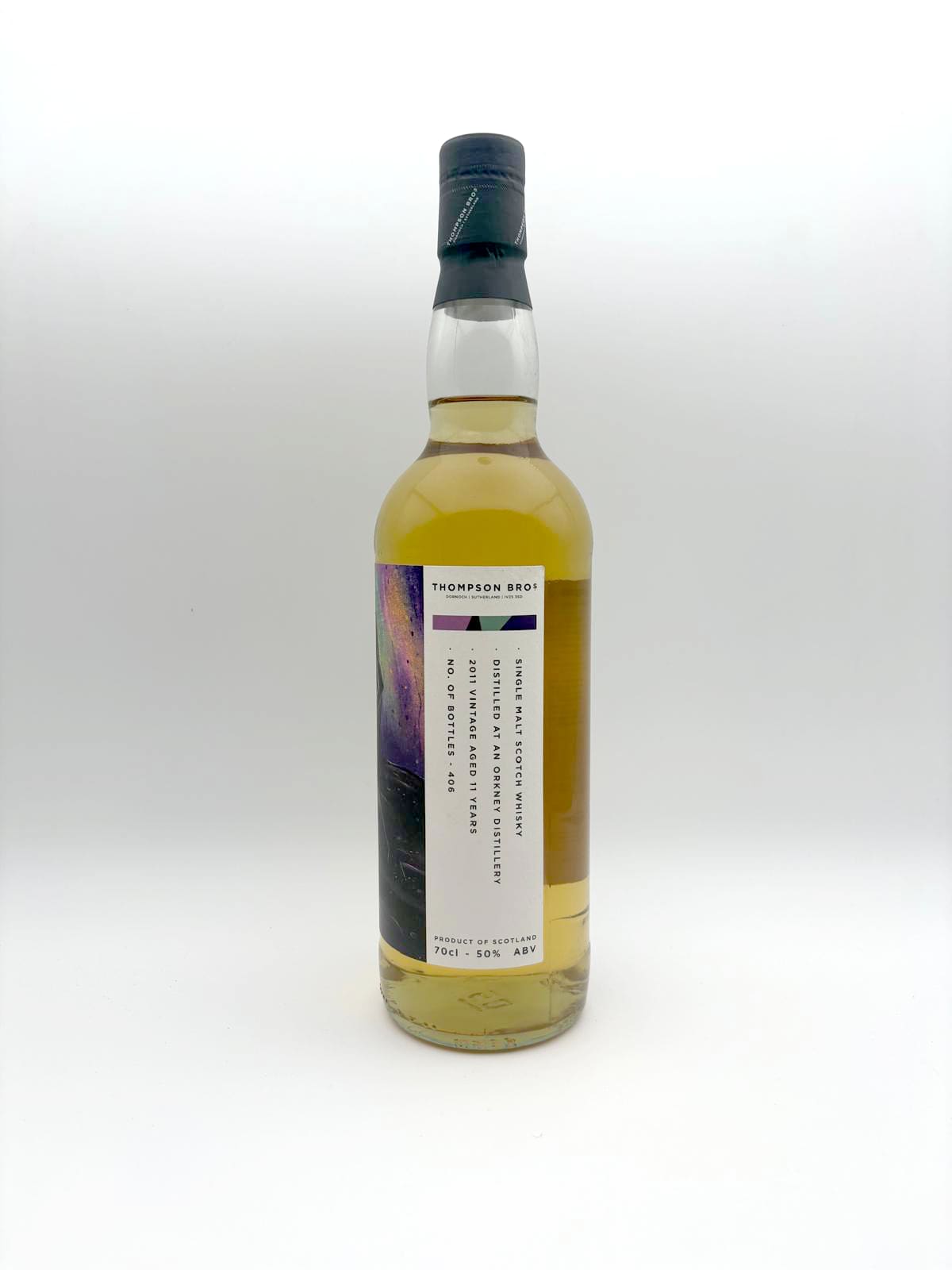 Orkney 2010 whisky bottle, view 2
