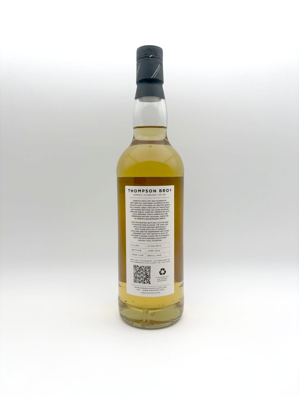 Orkney 2010 whisky bottle, view 3