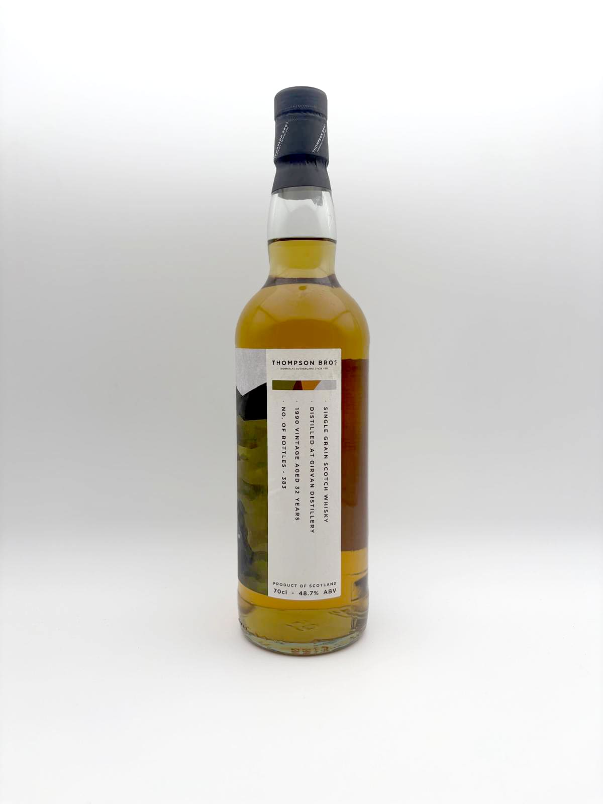 Girvan 1990 (32 Years) whisky bottle, view 2