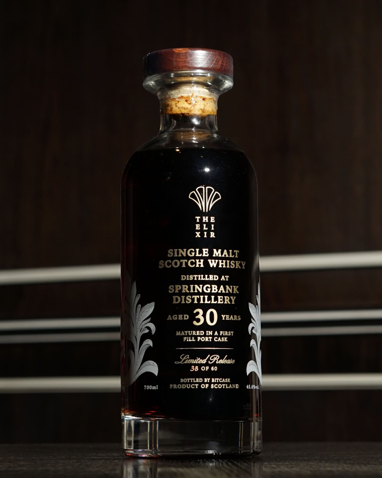 A single cask whisky bottle from The Store